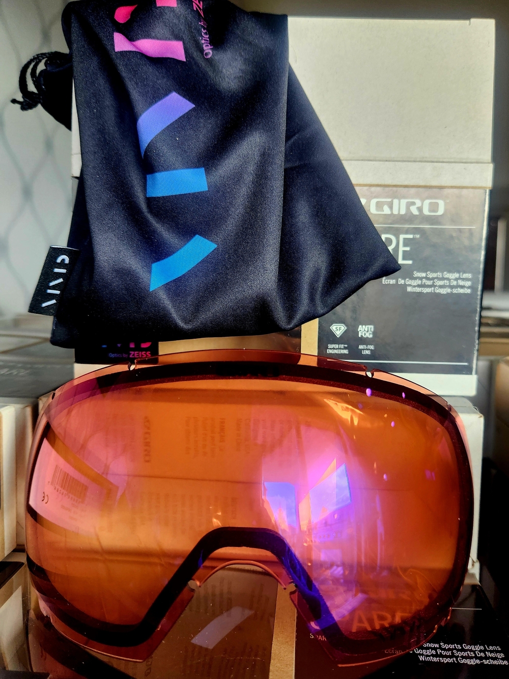 Giro Goggle Replacement Lenses Optics by Zeiss Vivid Infared